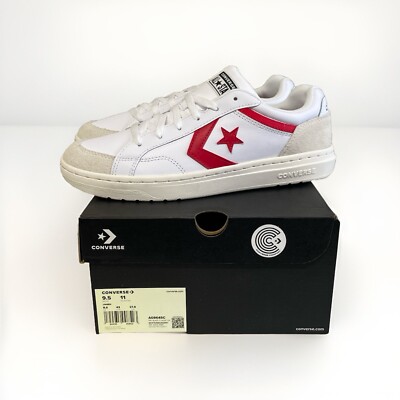 Converse Pro Blaze Classic Mid Mens Size 10 Vintage White Egret A09082C Unisex NEW Converse Pro Blaze Classic Mid Shoes White Black Egret  main image 2