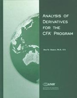 Analysis Of Derivatives für The Cfa Program Hardcover Don M. Chan