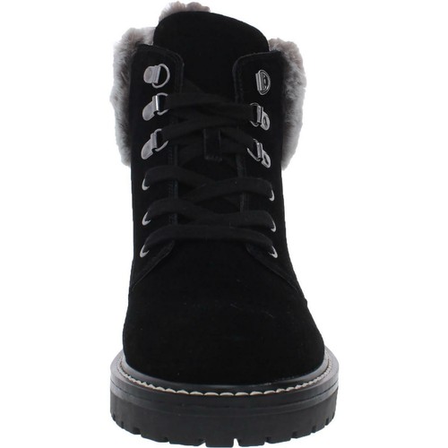Bandolino Womens Lauria Suede Ankle Lug 