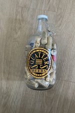 Vintage Glass Bottle With Wine Corks Made in USA