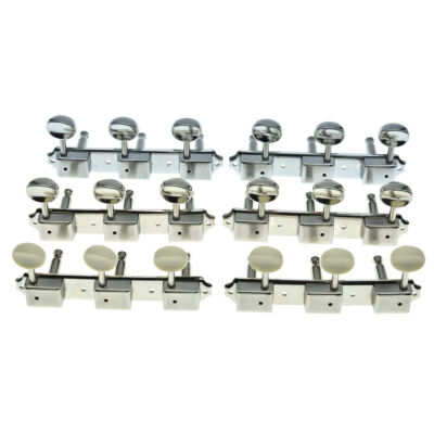 2 sets KAISH Vintage 3 on a Plate 3x3 Guitar Tuning Keys Tuners for LP SG JR