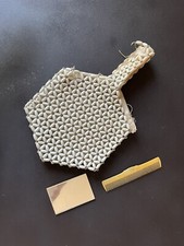 Vintage Beaded Purse Handbag with Mirror and Comb