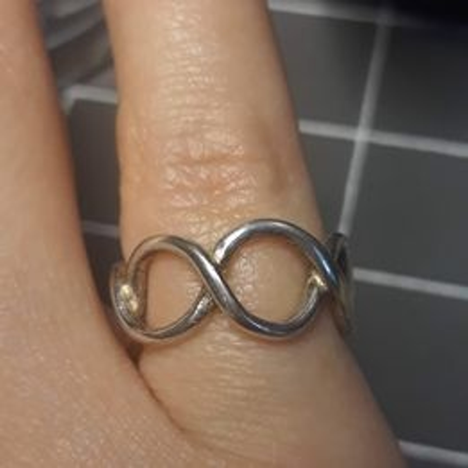 Beautiful Sterling Silver 925 Infinity Ring Band … - image 8