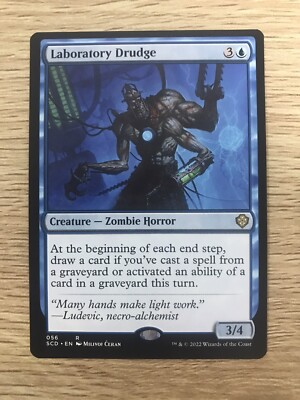 Laboratory Drudge MTG Magic the Gathering Card NM Mint Starter Commander SCD