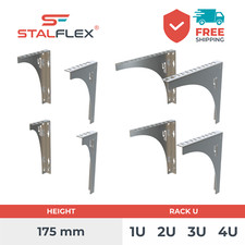 RACK 1U 2U 3U 4U Universal Wall Bracket Mount for Network and Server Devices