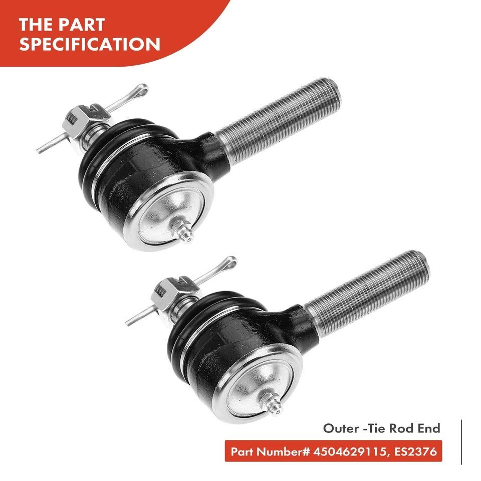 8x Eslabones de barra estabilizadora delantera con extremo de varilla de amarre de rótula para camioneta Toyota 1984-1988 tracción trasera Foto 4 de 4