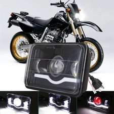 4x6" LED Headlight Halo DRL Light For Honda XR250 XR250L XR650L XR650R Motorbike