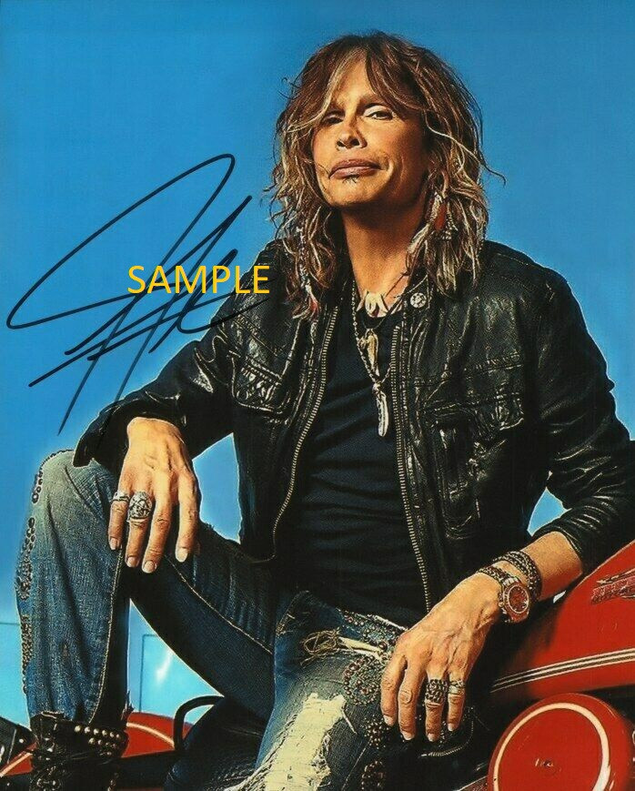 STEVEN TYLER #2 SIGNED AUTOGRAPHED 8X10 REPRINT PHOTO MAN CAVE