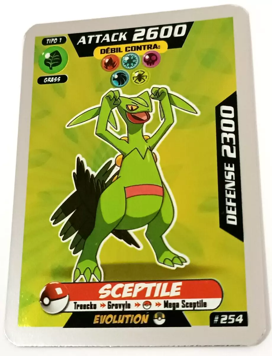 Sceptile - #254 -  Pokédex