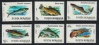 Romania Fishes 6v 1992 MNH SG#5424-5429