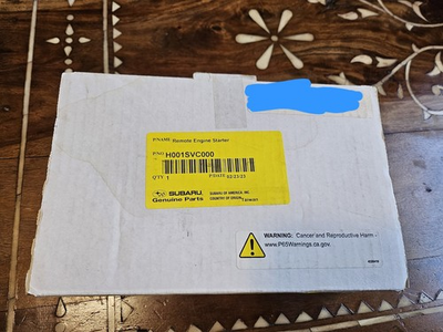 #ad Genuine Subaru Remote Engine Starter Push Start H001SVC000 $124.99