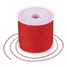 0.8mm Nylon String for Bracelets 44 Yards Nylon Beading Thread Red