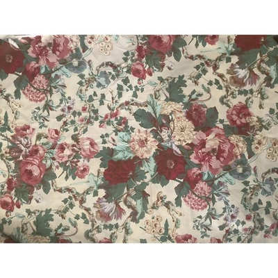 #ad Waverly Draper Chintz Floral Fabric 2 Yards 72x54 Polished Upholstery Cottage $33.29