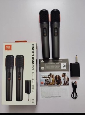 JBL PARTYBOX WIRELESS MIC 2本セット JBL PartyBox Wireless set of 2 Two Microphone Mic Kit For All
