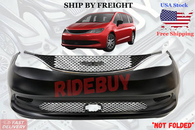 Fit 2017 2018 19- 2025 Chrysler Voyager/Pacifica Front Complete Bumper Assembly