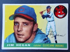 1955 Topps - Jim Hegan #7 - Cleveland Indians - VG-EX - Free Shipping