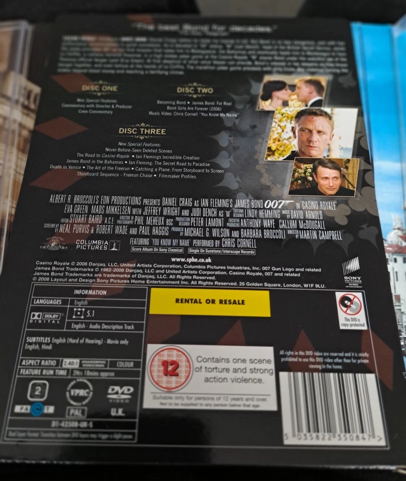 Casino Royale Deluxe Edition Spectacular 3-Disc Set Plus Collector's Booklet! - Image 2 of 4