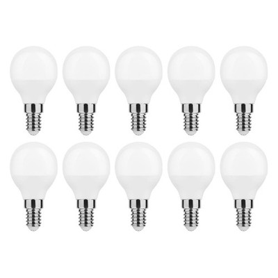 Modee E14 LED Kugellampe P45 4,9W 470lm 2700K Warmweiß 10 Stück