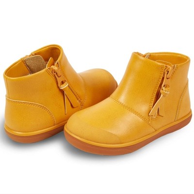 Livie & Luca Girls Rook Waterproof Butterscotch Ankle Rain Boots Size 12 NEW