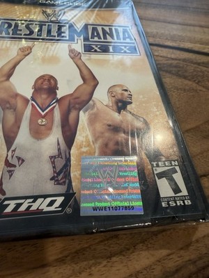 WWE Wrestlemania XIX (Nintendo GameCube, 2003) Brand New Sealed US