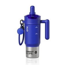 32 oz Insulated Tumbler with Handle and Straw - Premium 316 Stainless Steel W...