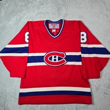 Rare Vintage NHL Montreal Canadiens Mark Recchi 8 Hockey Jersey CCM Mens Sewn M
