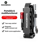 ROCKBROS Multifunctional Bike Folding Combination Ratchet Tool Hex Key Tool Set