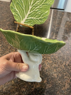 Target Threshold Bunny Cabbage Footed Bowl Cabbageware Easter Candy Dish Candle
