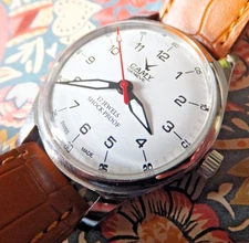 Camy White Sports Dial Manual Wind 17 Jewel FHF Movement Watch