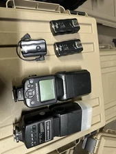 Photography Flash Set With Wireless Trigger And Receivers