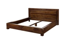 Bett Doppelbett Ehebett Holzbett Schlafzimmer Massivholz Palisander 160X200