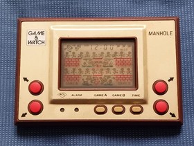 Nintendo game watch with manhole box instructions etc #70c834