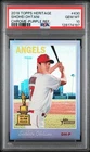Shohei Ohtani 2019 Topps Heritage Chrome #430 Purple Refractor PSA 10 GEM MINT