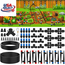 200FT Quick-Connect Drip Irrigation System Automatic Garden Watering Kit