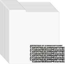 25PCS Vinyl Record Dividers 12 Inches Divider with A-Z Stickers Plastic Vinyl Re