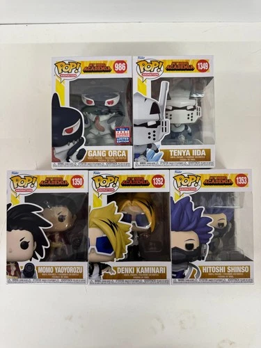 Funko Pop! Animation: My Hero Academia LOT OF 5 -Gang Orca, Tenya, Momo, Dniki