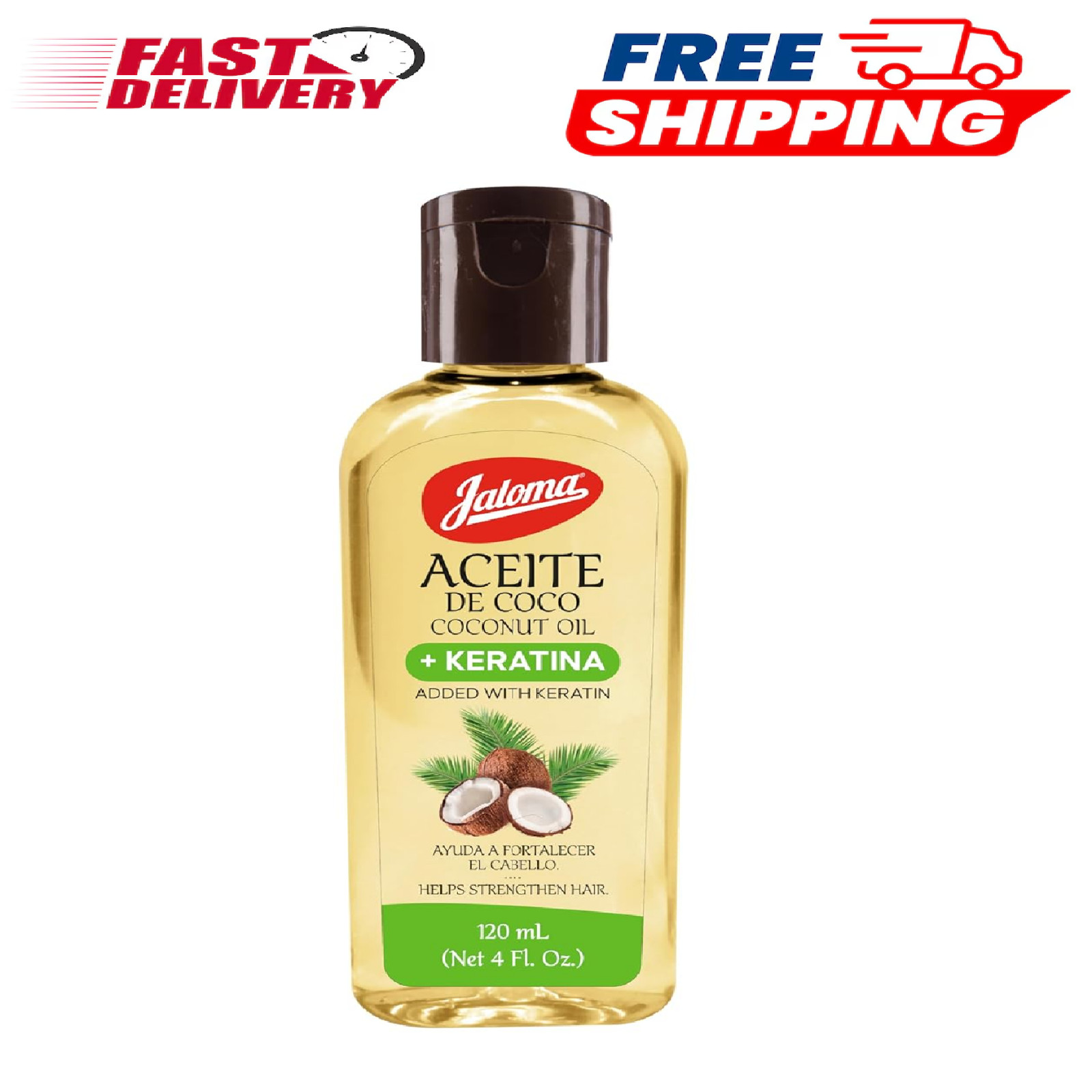 With Keratin To Help Strengthen Hair, 4 Oz Bottle