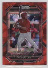 2023 Panini Prizm Red Ice Prizm Hao-Yu Lee #44 fm0