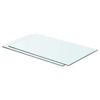 RegalböDen 2 Stk. Glas Transparent 60 X 30 Cm