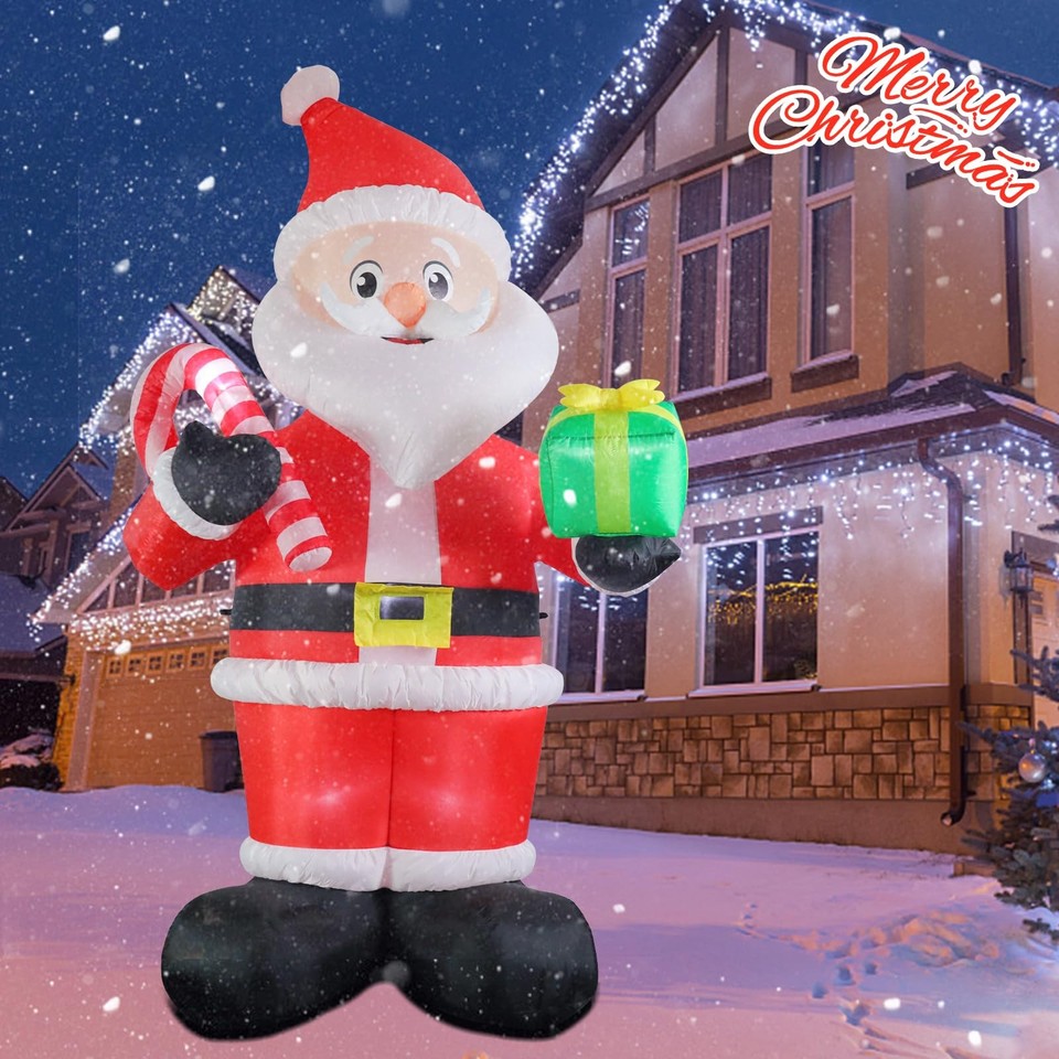 10FT Tall Christmas Inflatables Outdoor Decorations, Giant Inflatables ...