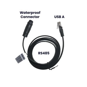 Epever Kommunikationskabel - Wasserdichter Stecker auf RJ45 mit RS485