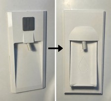 Actualización de botón de palanca dispensador de agua interno para refrigerador GE | Manos libres