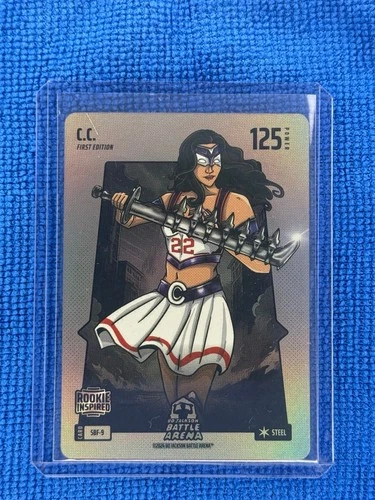 2024 Bo Jackson Battle Arena C.C. Caitlin Clark Silver Battlefoil SBF-9