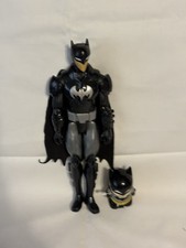 Bat Man 4  Wind Up Batman Toy/12  Action Figure By Mattel VG Cloth Cape