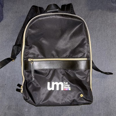 Good Quality UM Media Bookbag Laptop Backpack Black Coloway
