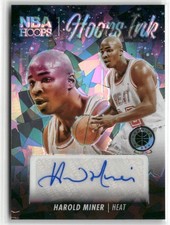2023-24 Hoops Premium Stock Harold Miner Hoops Ink Ice Prizm AUTO ☘️268