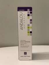 Ultra Sheer Daily Defense Facial Lotion SPF 18 2.7 oz By Andalou Naturals