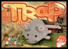 1999 Beanie Babies 2nd Edition Series 4 Trap the Mouse Artist Proof #249