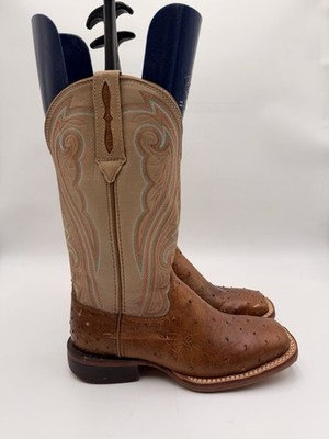 Durango Women's Premium Exotics full-quill ostrich western boots Size 7M