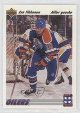 1991-92 Upper Deck Euro-Stars French Esa Tikkanen #E10 0u9w